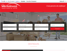 Tablet Screenshot of meritoinvest.com